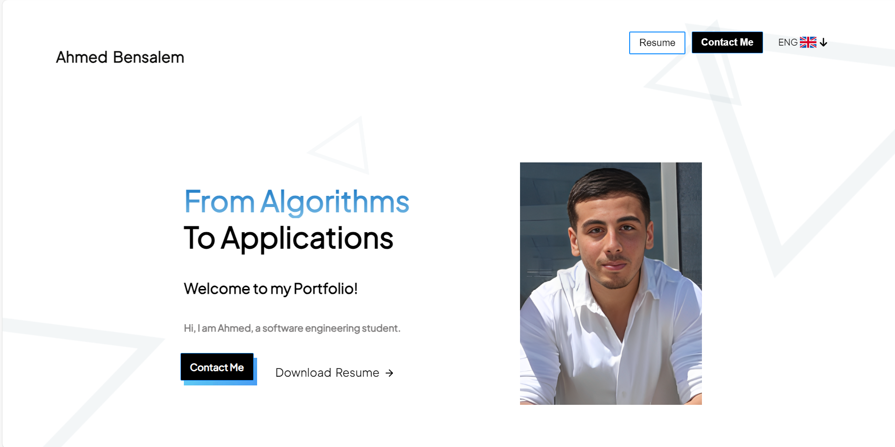 Ahmed Bensalem Portfolio
